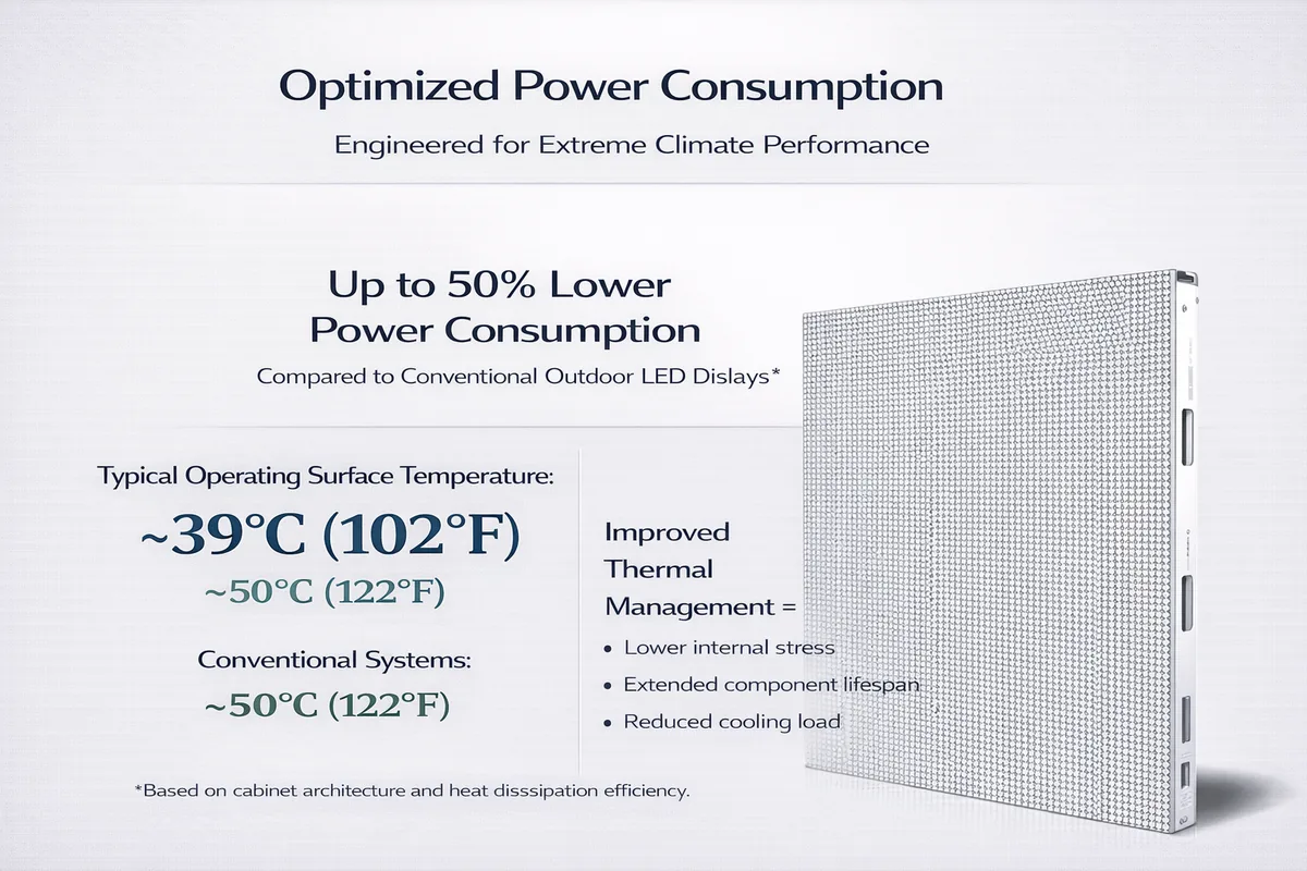 Optimized Power Consumption — TrueSpex efficiency specs